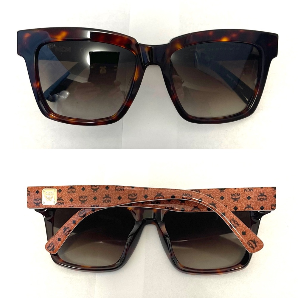 MCM 55mm Rectangle Sunglasses - Picture 6 of 16